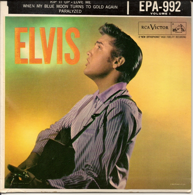 Elvis Presley, v1, RCA EPA-992 © 1956